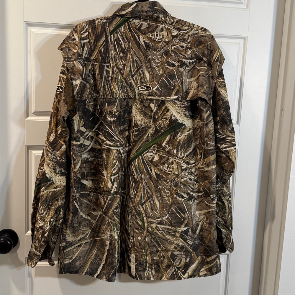 Drake Waterfowl EST Camo Flyweight Wingshooter's Pattern Shirt Medium - Picture 6 of 8